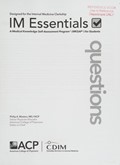 Cover of IM essentials : a medical knowledge self-assessment program for students