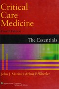 Cover of Critical care medicine : the essentials and more