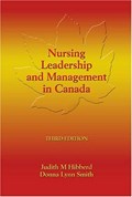 Cover of Nursing leadership and management in Canada.
