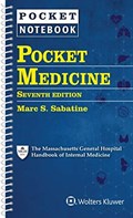 Cover of Pocket medicine : the Massachusetts General Hospital handbook of internal medic…