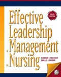 Cover of Effective leadership and management in nursing